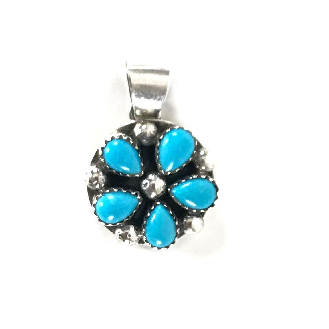 Turquoise Cluster Pendant – Indian Pueblo Store