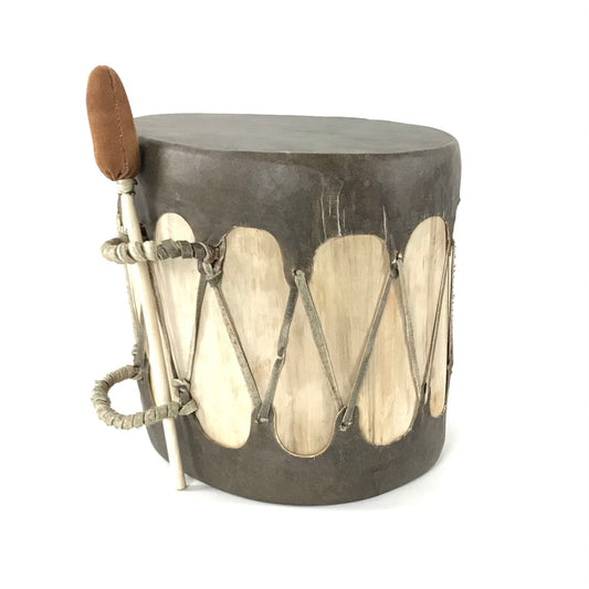 Everett Fragua Traditional Log Drum-Indian Pueblo Store