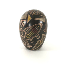 Load image into Gallery viewer, Glendora Fragua Sgraffito Fish Seed Pot-Indian Pueblo Store
