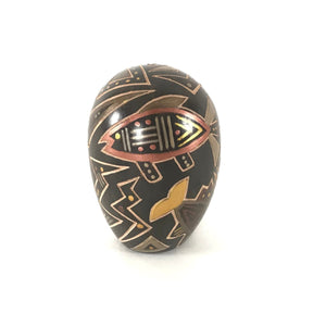 Glendora Fragua Sgraffito Fish Seed Pot-Indian Pueblo Store