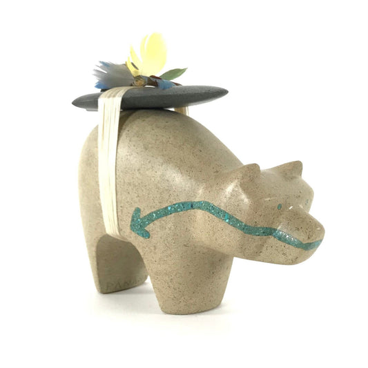 Ryan Panana Bear Sculpture-Indian Pueblo Store