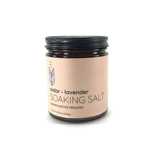 Sakari Farm Botanicals Cedar and Lavender Soaking Salts-Indian Pueblo Store