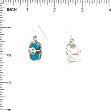 Load image into Gallery viewer, Effie Calabaza Turquoise Snake Earrings-Indian Pueblo Store
