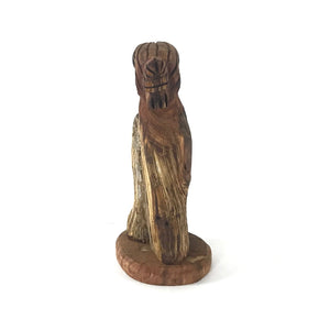 Harry and Isabella Benally "Dine Lady" Juniper Wood Carving-Indian Pueblo Store