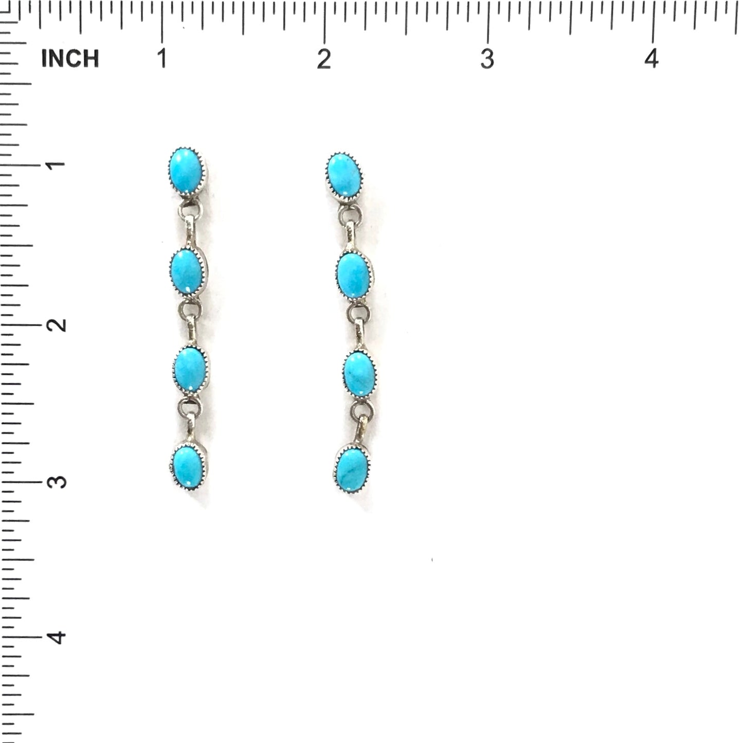 Anthony Skeet Turquoise Drop Dangle Earring-Indian Pueblo Store