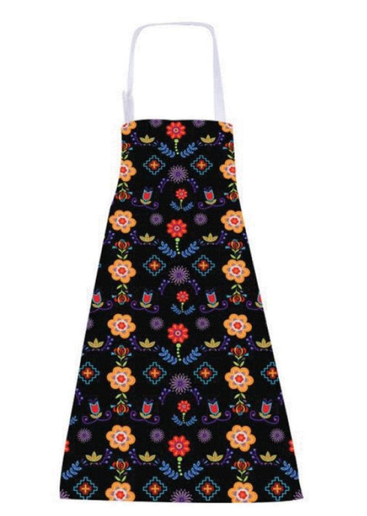 Native Floral Print Apron-Indian Pueblo Store