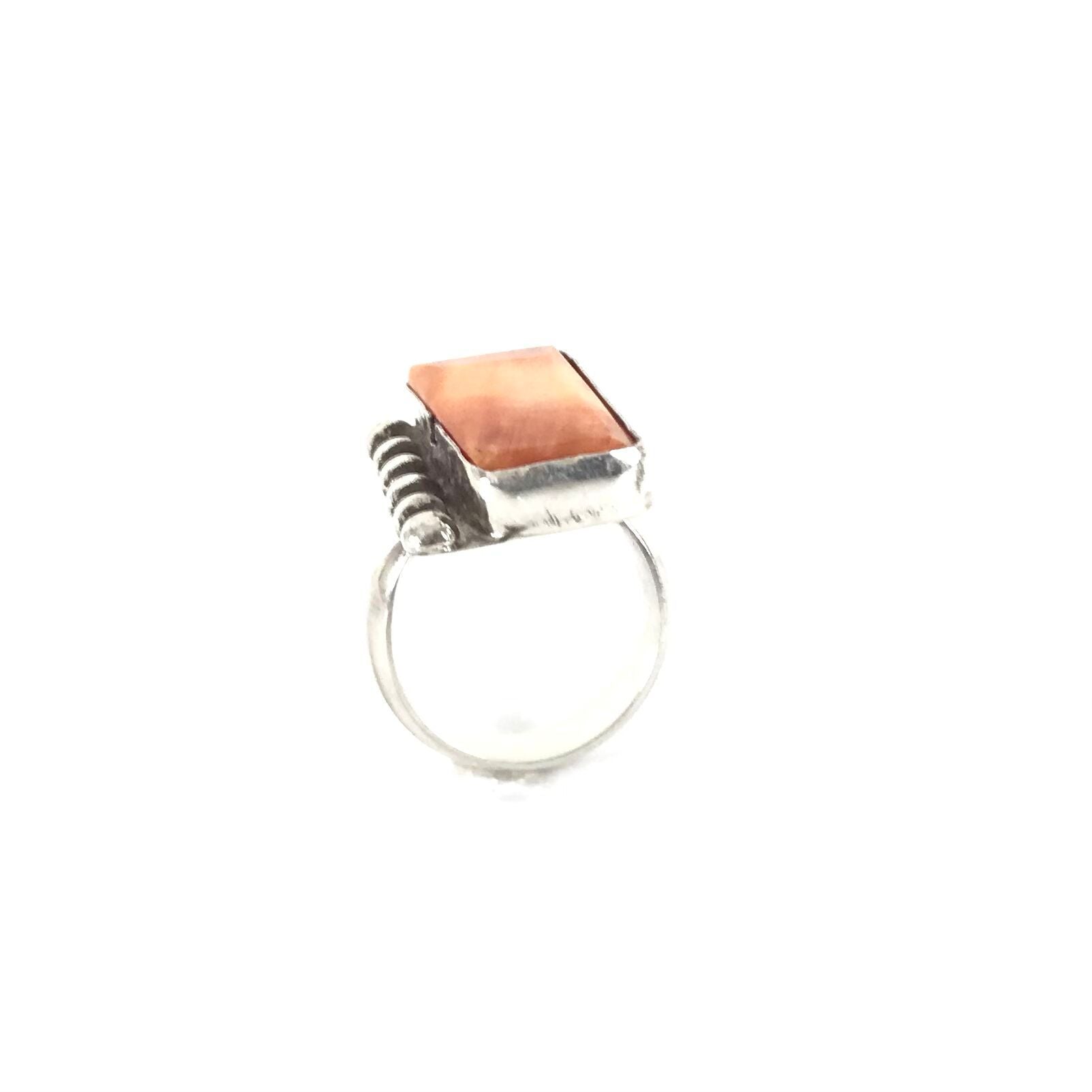 Joe and Angie Reano Spiny Oyster Shell Ring-Indian Pueblo Store