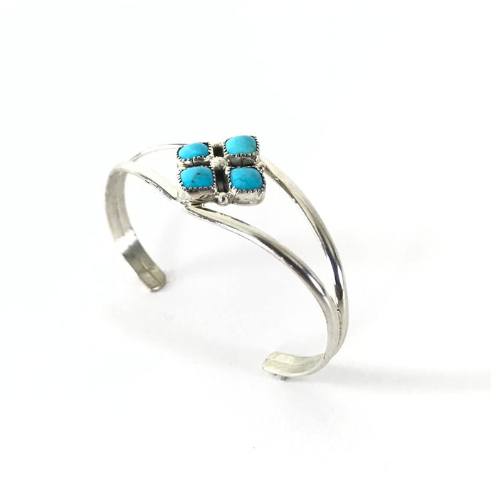 Anna Spencer Turquoise Baby Bracelet-Indian Pueblo Store