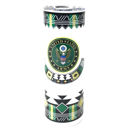 Military Branch Logo 20oz Tumbler-Indian Pueblo Store