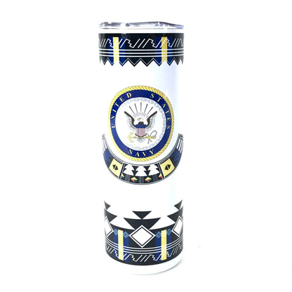 Military Branch Logo 20oz Tumbler-Indian Pueblo Store