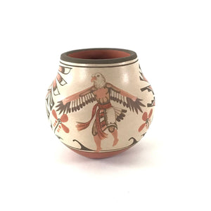 Marcellus and Elizabeth Medina Eagle Dancer Jar-Indian Pueblo Store