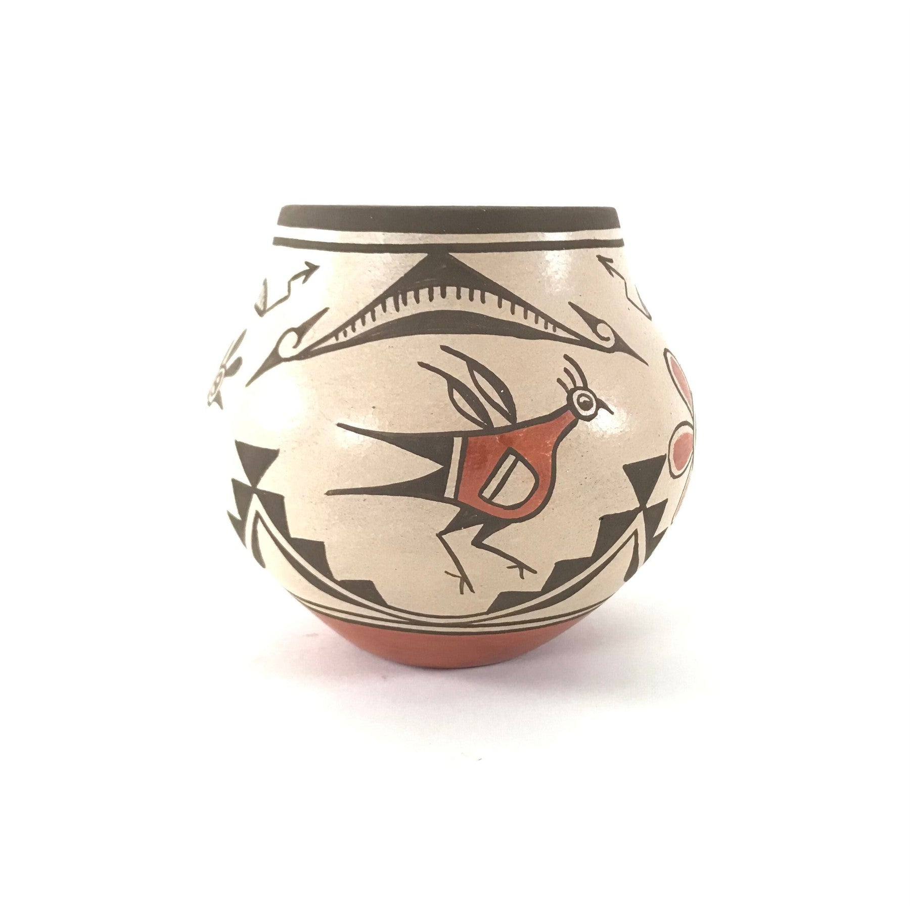 Zia Bird Vase Small-Indian Pueblo Store