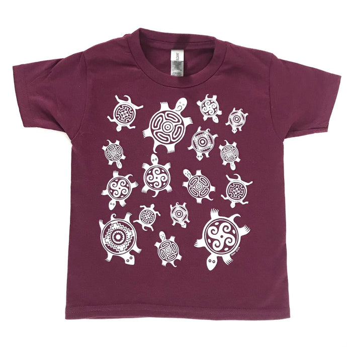 Tewa Tee Youth Turtle Dance T-shirt-Indian Pueblo Store