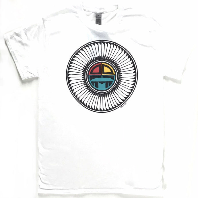 Tewa Tee Hopi Sun T-Shirt-Indian Pueblo Store