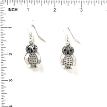 Load image into Gallery viewer, Regenda Kallestewa Owl Shell Inlay Earrings-Indian Pueblo Store
