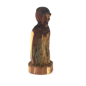 Harry and Isabella Benally Juniper Wood Corn Maiden Carving-Indian Pueblo Store