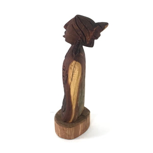 Harry and Isabella Benally Juniper Wood Corn Maiden Carving-Indian Pueblo Store