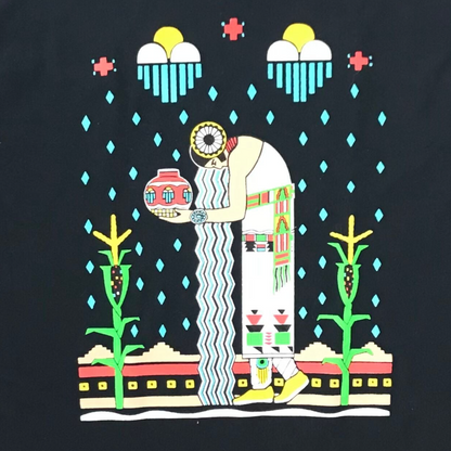 Tewa Tee Desert Rain T-Shirts-Indian Pueblo Store