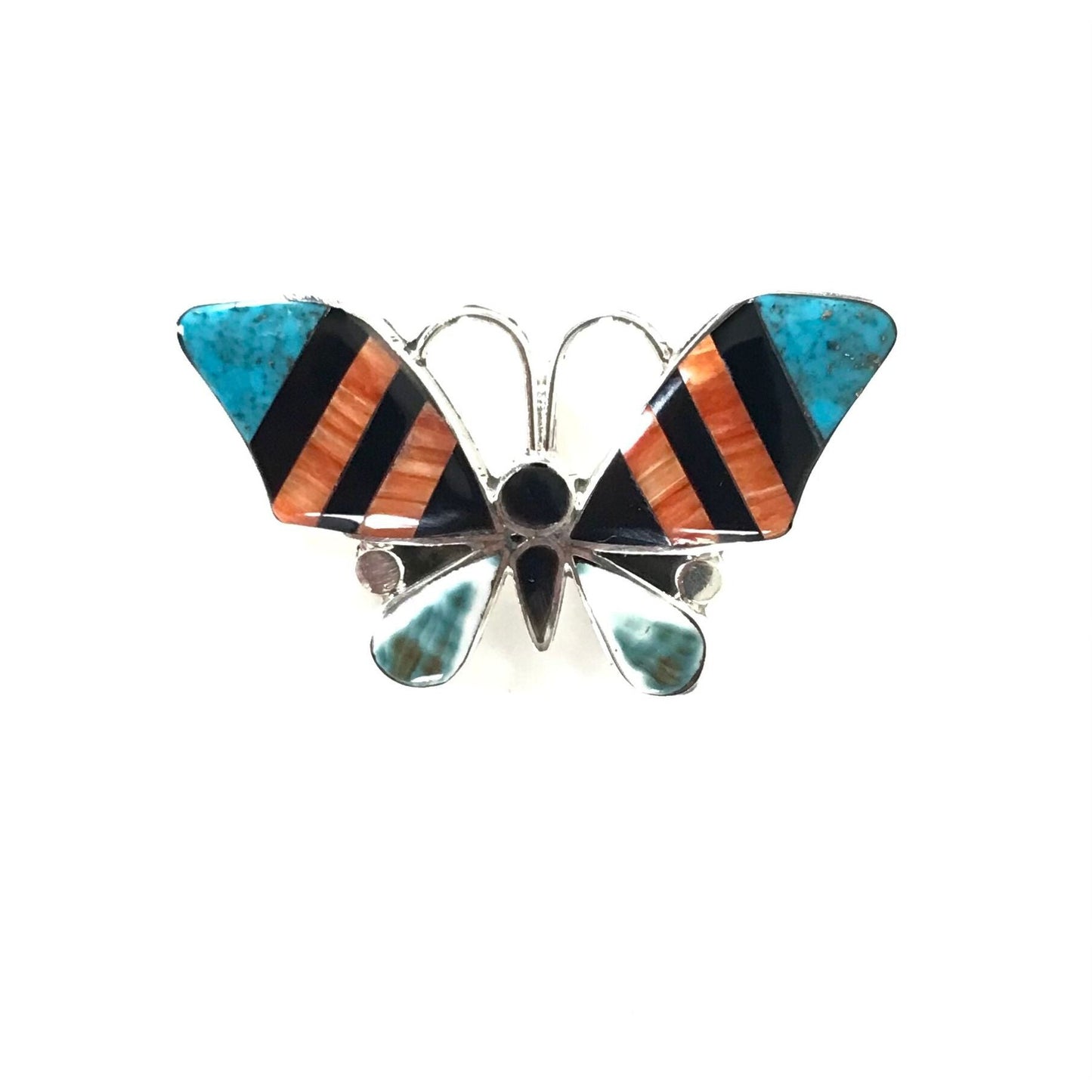 Angus Ahiyite Multi-gemstone Inlay Butterfly-Indian Pueblo Store