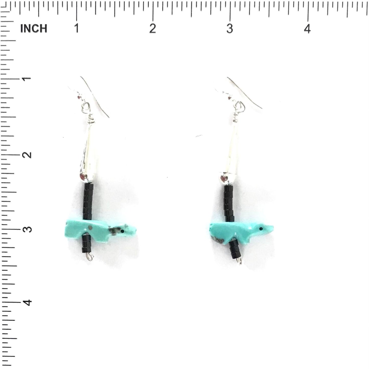 Verna Kushana Fetish Dangle Earrings-Indian Pueblo Store