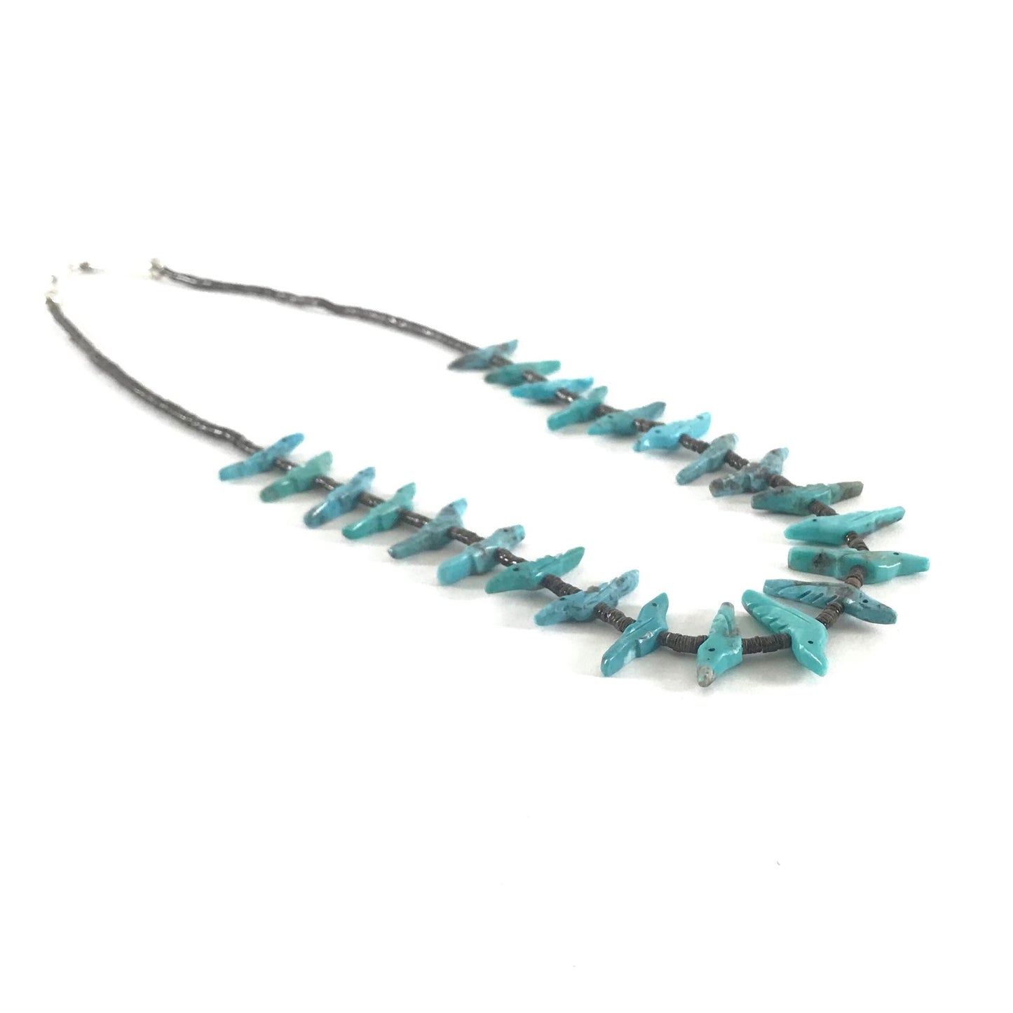 Verna Kushana Turquoise Bird Fetish Necklace-Indian Pueblo Store