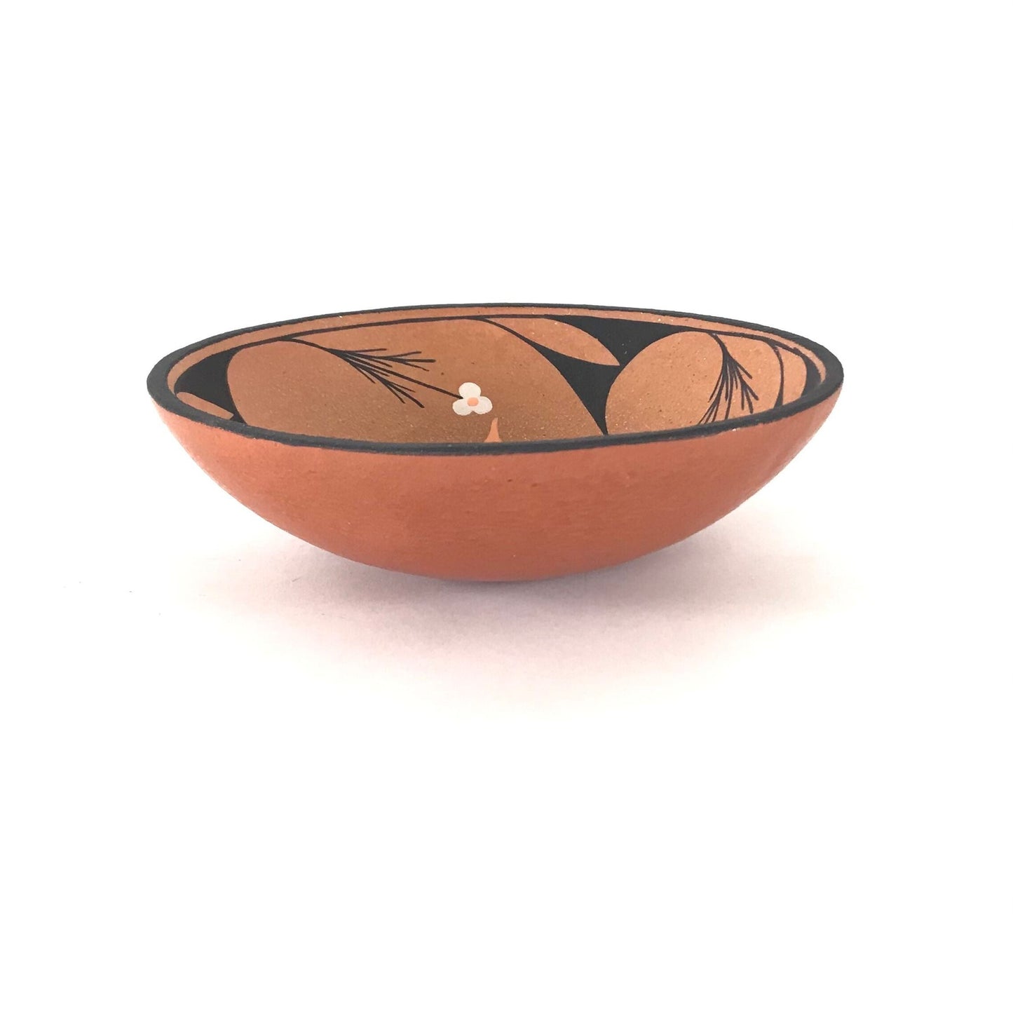 Yvonne Shije Painted Micaceous Bowl-Indian Pueblo Store