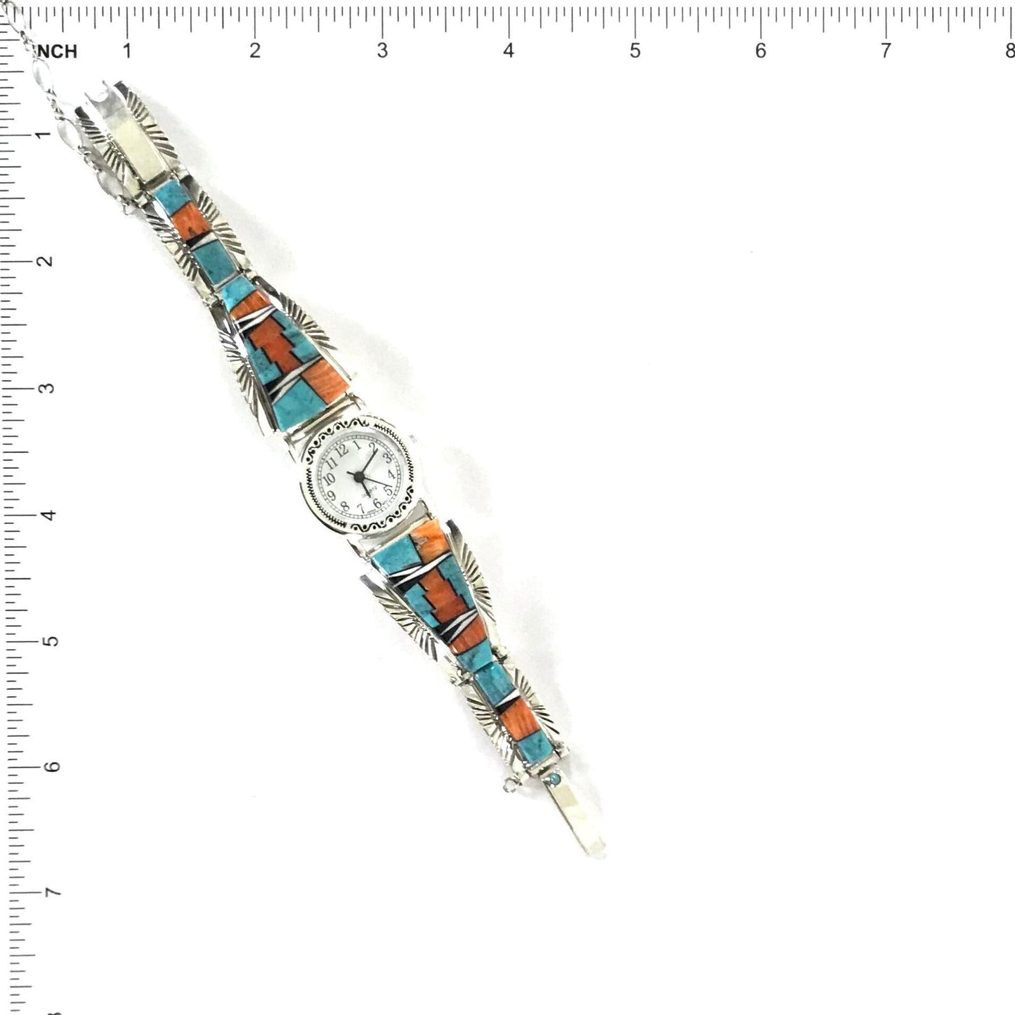 Charleston Willie Channel Inlay Watch-Indian Pueblo Store