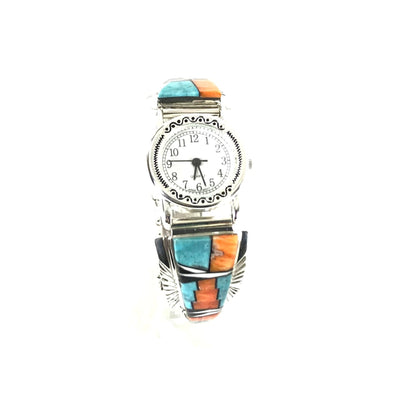 Charleston Willie Channel Inlay Watch-Indian Pueblo Store