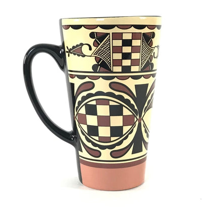 Wesley Vigil Ceramic Latte Mug-Indian Pueblo Store