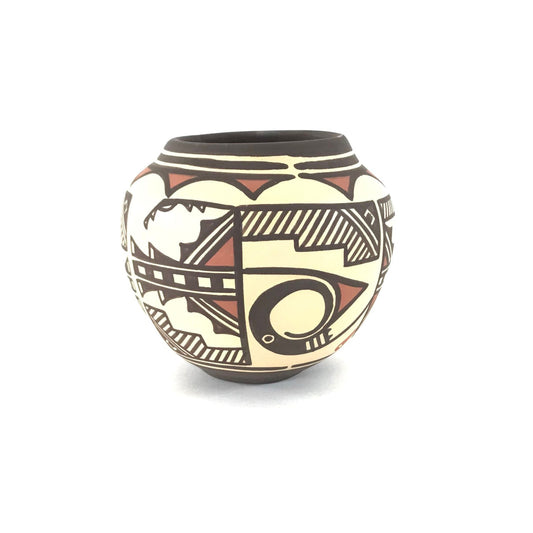 Carlos Laate Small Rainbird Pot-Indian Pueblo Store