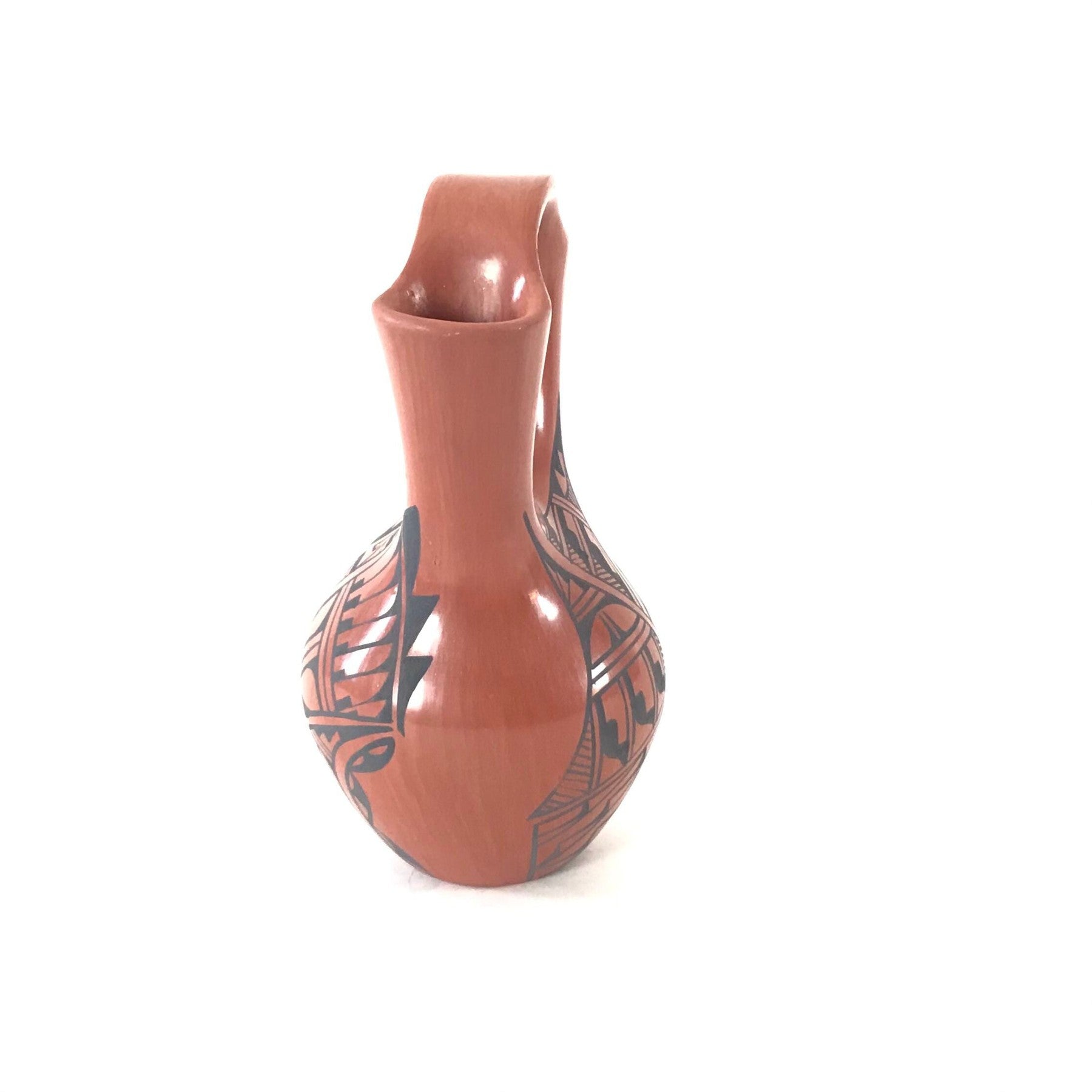 Gabriel Gonzales Holloway Polished Jemez Wedding Vase-Indian Pueblo Store