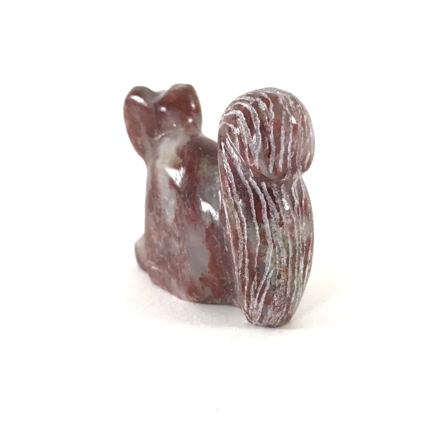 Gilbert Lonjose Agate Squirrel Fetish Carving-Indian Pueblo Store