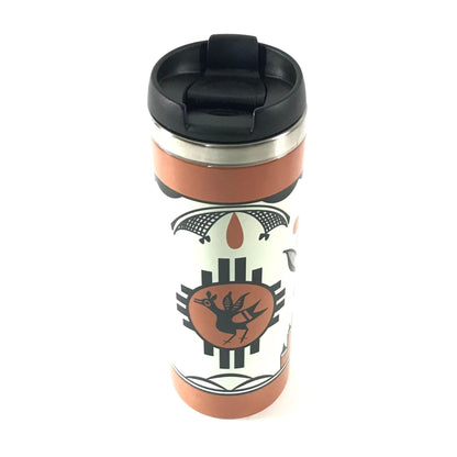 Pueblo Pottery Mug Project Series 1 Stainless Steel Travel Mugs-Indian Pueblo Store