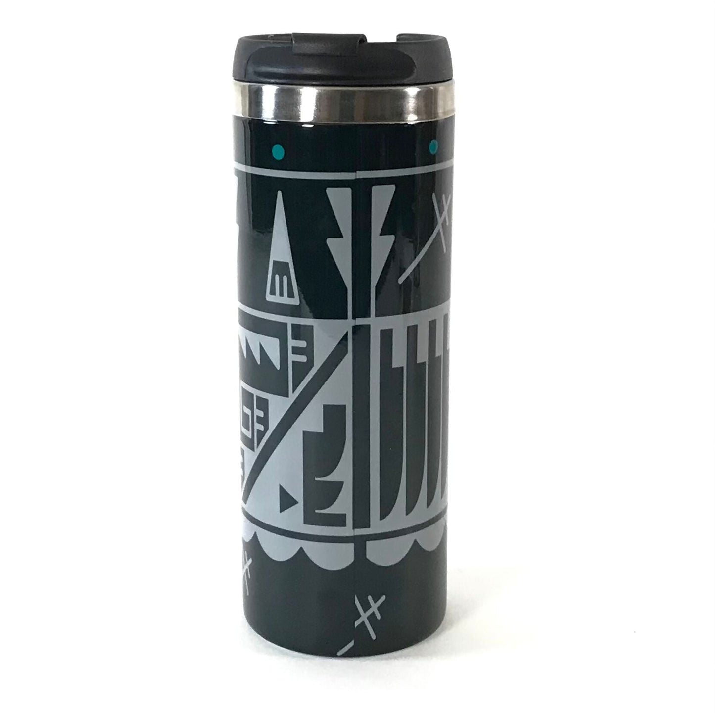 Pueblo Pottery Mug Project Series 1 Stainless Steel Travel Mugs-Indian Pueblo Store