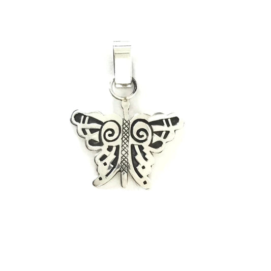 Sonny Gene Overlay Butterfly Pendant