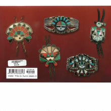 Load image into Gallery viewer, Hopi Bird and Sunface in Zuni Jewelry - Shumakolowa Native Arts
