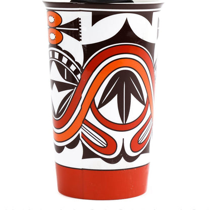 Myron Sarracino Pueblo Pottery Ceramic Travel mug - Shumakolowa Native Arts