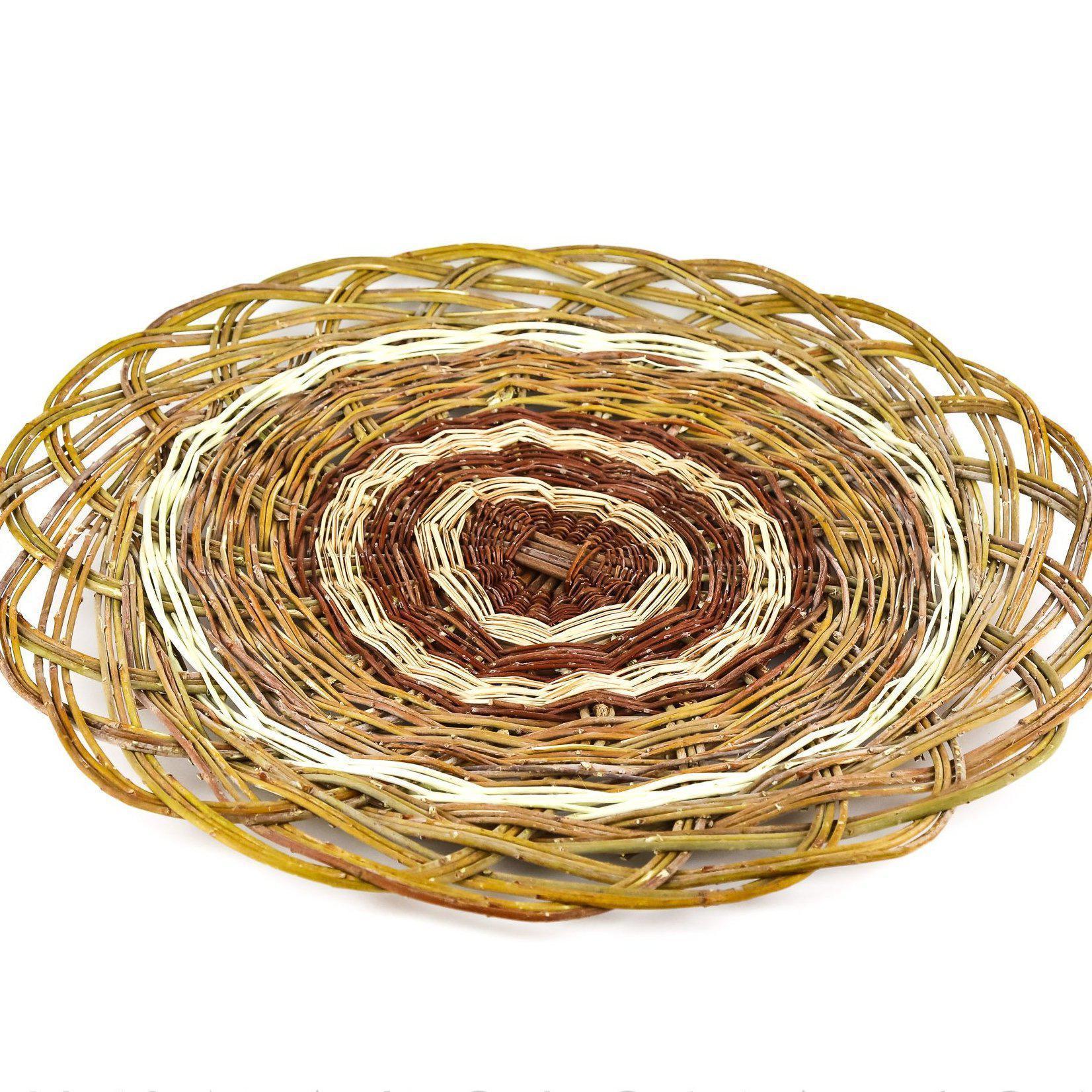 Andrew Harvier Willow Platter - Shumakolowa Native Arts